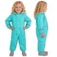 thumbnail image 3 of OGLCCG Kids Rain Suit Toddler Zipper Waterproof Hooded Rainsuit Poncho One Piece Full Body Raincoat for Girls and Boys 1-8 Years, 3 of 5