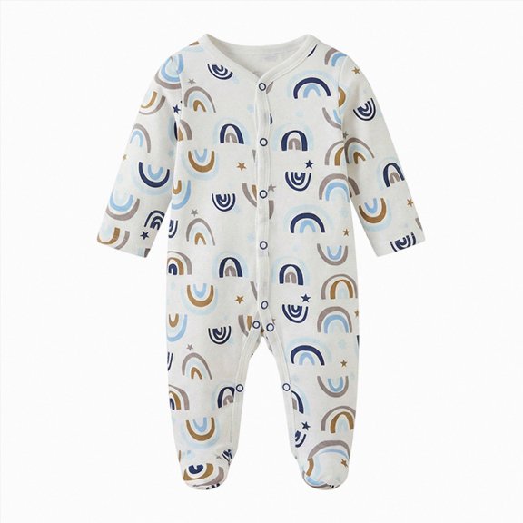 Baby Girl Boy Clothes Zipper Sleepers,Long Sleeve Romper Toddler Pajamas,Onesie Outfits Newborn Footies