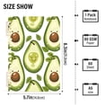 thumbnail image 3 of Cartoon Avocado Fruit Ring Binder Notebook Journey Note Diary College Ruled Spiral Notebook Study Loose Leaf Paper A5 60 Pages, 3 of 8