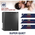 thumbnail image 3 of Smad 110V/12V Compact Refrigerator Quiet RV Truck Caravan Car Mini Fridge Lock Reversible Door 2.1 Cu ft, 3 of 8
