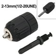 thumbnail image 5 of 2-13mm Keyless Drill Chuck, SDS Plus Adaptor Cordless Hammer Drill 1/2\" 20UNF, 5 of 11