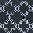 thumbnail image 3 of Bohemian Trellis Blackout 2 Panel curtains 52X108-Navy Blue, 3 of 4