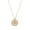 Gold, variant on 2 in 1 Four Leaf Clover Pendant Necklace Convertible Heart Shaped Cubic Zirconia Charm Jewelry for Women Valentine's Day Gift