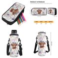 thumbnail image 5 of ZUXONGSY Highland Cow Daisy Flower Print Fashion Backpack for School Girls and with Lunch Box 4 in 1 Set Kids Bookbag Lightweight School Bag Set Back Pack Back to School Gifts, 5 of 5