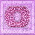 thumbnail image 1 of Ahgly Company Indoor Square Persian Purple Traditional Area Rugs, 5' Square, 1 of 4