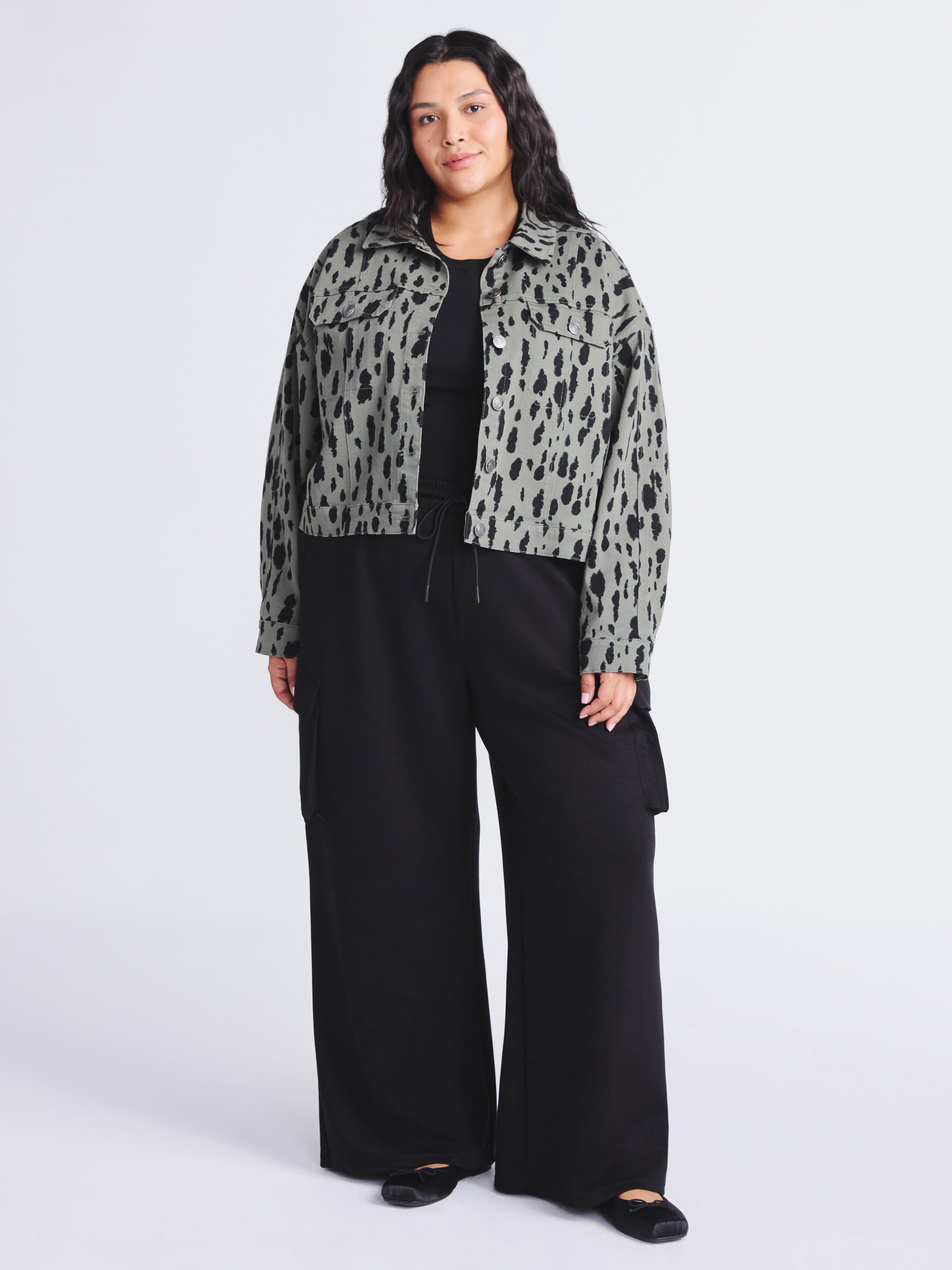 Scoop Women's and Women's Plus New Scubaknit Cargo Pants, Sizes XS-4X