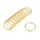 thumbnail image 1 of Hebilla de anillo en O Uxcell Anillos en O Aleación de Zinc Tono Dorado 1.18'' 10 Pcs, 1 of 3