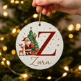 thumbnail image 6 of 2026 Christmas Home Party Decoration 26 Letters Round Acrylic Christmas Ornament Set Personalized Alphabet Round Pendant DIY Custom Christmas Tree Hanging Decorations Festive Round Pendant, 6 of 6