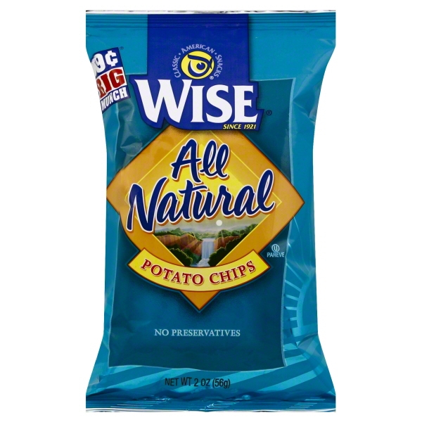 Wise® Golden Original Potato Chips 2 oz. Bag