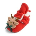 thumbnail image 4 of Christmas Booties Soft Baby Santa Winter Warm Slippers Snow Boots Crib Shoes, 4 of 8
