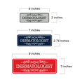 thumbnail image 5 of Signs ByLITA Standard Dermatologist Sign (Red) - Medium, 5 of 6