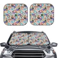 thumbnail image 2 of Saiise Colored Casino Chips for Foldable Car Sun Shades (2-Pack) Offer Sun Protection with an Easy-fold Design for Convenient Windshield Shading-Small, 2 of 6