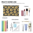 thumbnail image 4 of Easygdp Sunflower (2) Makeup Bag Toiletry Bag Canvas Makeup Bags Zipper Cosmetic Pouch Travel Cosmetic Pouch for Women Gifts, 4 of 7