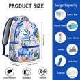 thumbnail image 6 of Retro Tribal Boho Backpack - Vintage Style & Sturdy Oxford Construction | Roomy 17" Laptop Pocket, Water-Resistant Daypack for Students & Commuters, 6 of 6