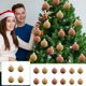 thumbnail image 1 of Fiudx Liquidación De Ahorros De Verano Bolas De Navidad Flocadas Adornos De Bolas De Árbol De Navidad Bolas De Plástico Adornos Colgantes Decorativos De Navidad Decoración Del Árbol De Navidad, 1 of 2