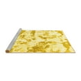 thumbnail image 2 of Ahgly Company Machine Washable Indoor Rectangle Abstract Yellow Modern Area Rugs, 8' x 12', 2 of 4