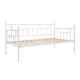 thumbnail image 5 of Home Design Aine Twin Metal Daybed with Victorian-Style Frame, Rounded Finials, Durable Slats, Stylish and Functional for Bedroom or Guest Room, White, 5 of 6