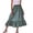 Z111-Green, variant on Mini Skirts for Women Summer Ruffle Hem Color Block Soft Spring Summer 2026 High Waisted Wedding Long Silk Midi Skirt
