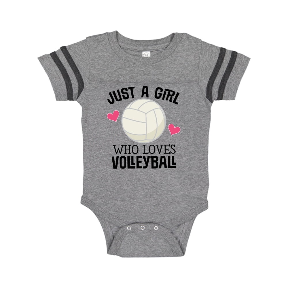 INKtastic Just A Girl Who Loves Volleyball Infant Creeper Walmart