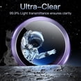 thumbnail image 6 of JETech Camera Lens Protector for Samsung Galaxy S24+ / S24 Plus, 9H Tempered Glass Metal Individual Ring Cover, Easy Installation Tray, HD Clear, 1 Set (Cobalt Violet), 6 of 7