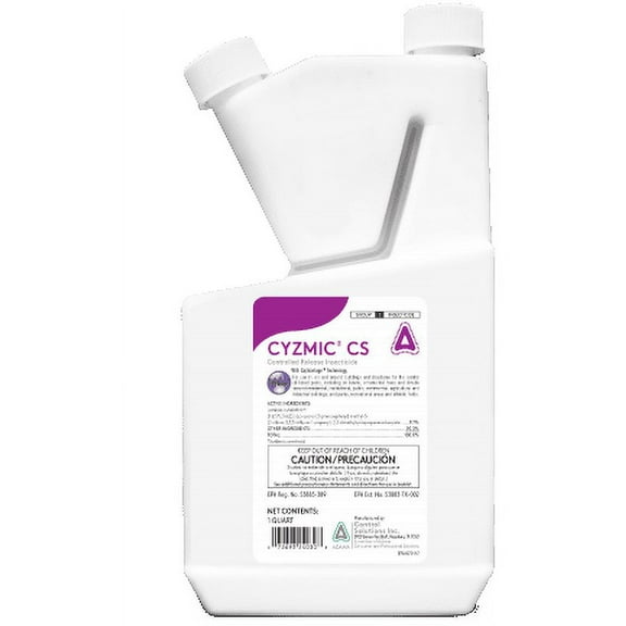 Cyzmic CS Insecticide - Kills Hard to Control Pests - 32 fl oz Bottle by Control Solutions