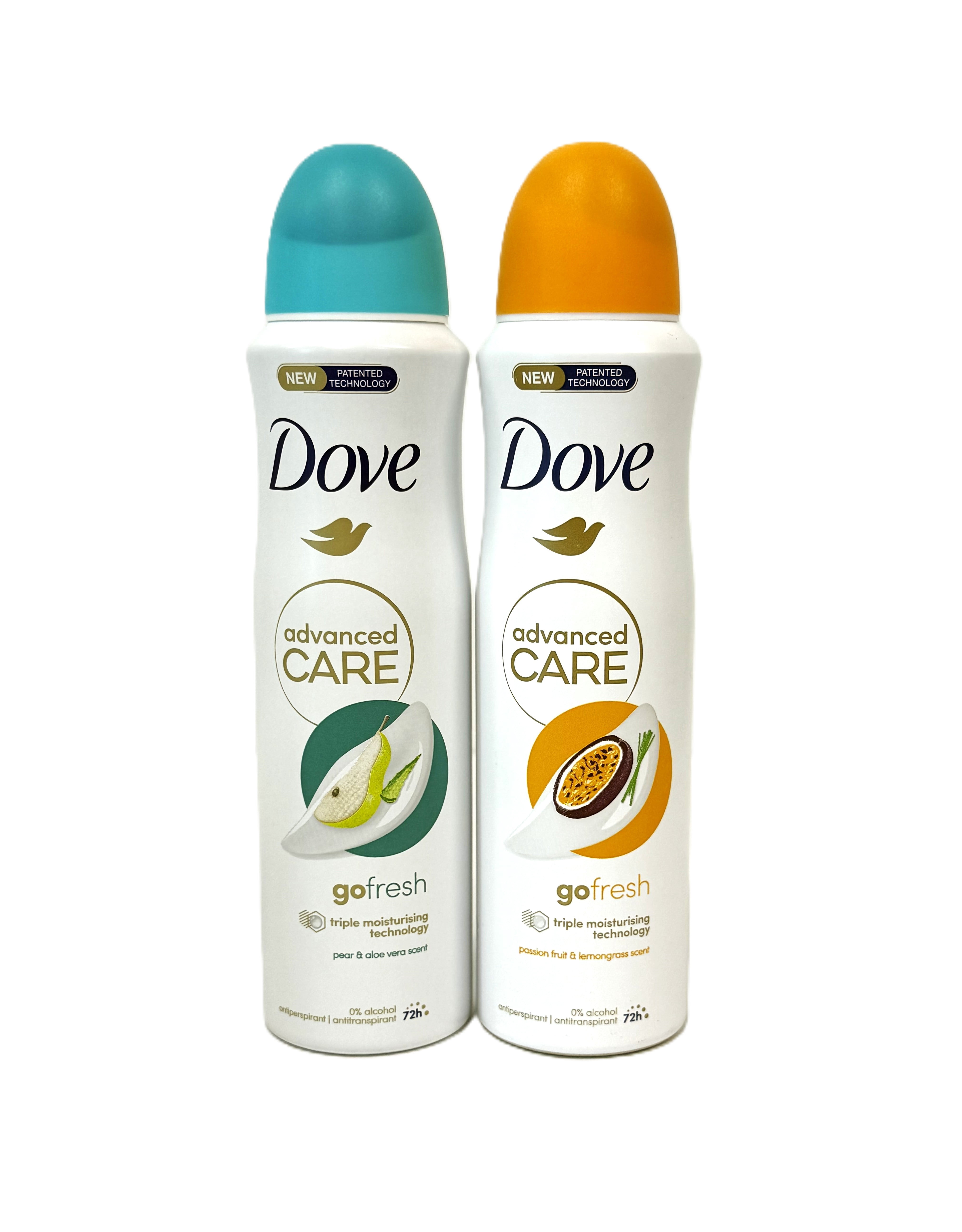 Dove Antiperspirant Dry Spray Deodorant for Women, 150 ml (5.07 oz) Each, 6-Pack Mixed Scents Bundle, 48H & 72H Protection, Assorted Fragrances