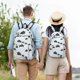 thumbnail image 4 of Disketp Sea Turtle Mochila de Lona Estampada, Mochila Escolar de Viaje Ligera para Estudiantes y Portátil-Small, 4 of 5