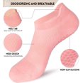 thumbnail image 2 of Grip Socks for Women Pilates Yoga Non Slip Socks with Grips for Barre Hospital Home Athletic 3/4 Pairs Grip Socks, 2 of 5