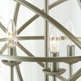 thumbnail image 4 of Home Decorators Collection Sarolta Sands 3-Light Antique Silver Orb Chandelier, 4 of 7