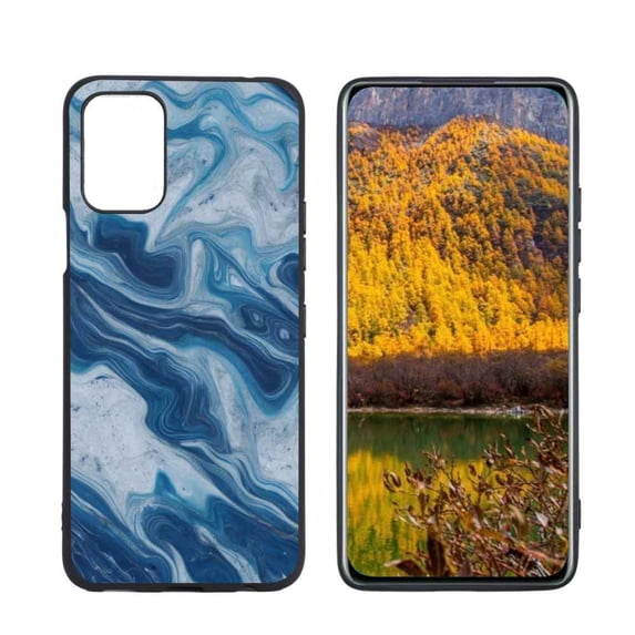 Compatible with LG K53 Phone Case, Marble-151 Case Men Women, Flexible Silicone Shockproof Case for LG K53