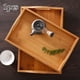 thumbnail image 1 of Bandeja de madera, organizador de bandejas de madera para servir, bandejas de decorativas para el hogar, bandejas de buffet para fiestas de para la encimera 45x33x5cm Soledad Bandeja de servir, 1 of 9