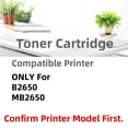 thumbnail image 3 of B261U00 Compatible High Yield Toner Cartridge Replacement ONLY for Lexmark B2650 MB2650 B2650DN B2650DW MB2650ADWE Series Laser Printers (1Pack-15,000Pages), 3 of 7