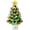 Green, variant on Best Choice Products 6.7in Ceramic Christmas Tree Nightlight Plug In Hand Painted Holiday Night Lamp - Frosted Green