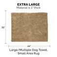 thumbnail image 3 of FurHaven | Muddy Paws Towel & Shammy Rug, Sand, Extra Large, 3 of 9