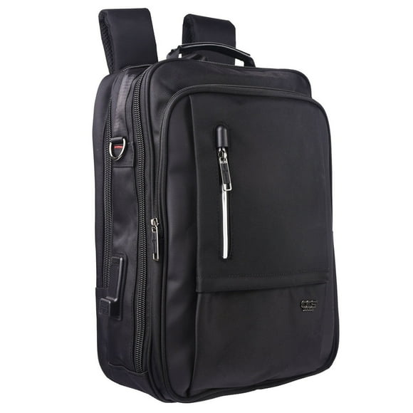 Mochila Lulumm Atlas Antirrobo para Viaje y Oficina, Porta Laptop de 18 Pulgadas, Backpack Impermeable con Puerto USB, 23L, Cierres Ultra Reforzados, Respaldo Ergonómico y Cerradura de Combinación