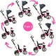 thumbnail image 2 of Triciclo Evolutivo Para Niños Tipo Carriola Asiento 360° 7 En 1 Luz Y Sonido Rosa, 2 of 5