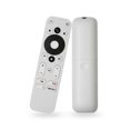 thumbnail image 3 of Mando a distancia por voz de repuesto para KM2 KM2 PLUS Android 4K UHD TV Box, mando a distancia por voz Bluetooth blanco, 3 of 5