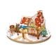 thumbnail image 2 of Casa de Navidad de madera DIY Decoración navideña Decoración de paisaje Brillante Juguete de bricolaje hecho a mano estilo C, 2 of 9