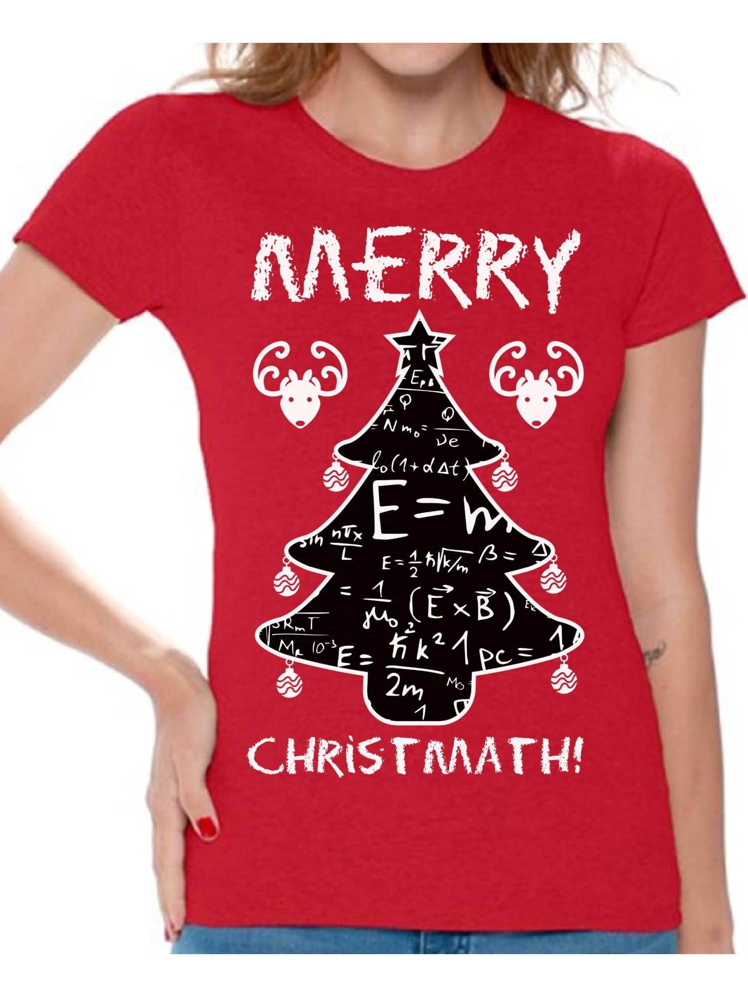 Funny Shirt Holiday Shirt Christmas Deer Shirt Shirt for Women,Christmas Shirt,Christmas Gift Shirt Oh Deer I'm Here Shirt