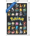 thumbnail image 2 of Pokémon - All Time Favorites Wall Poster, 14.725" x 22.375" Framed, 2 of 4