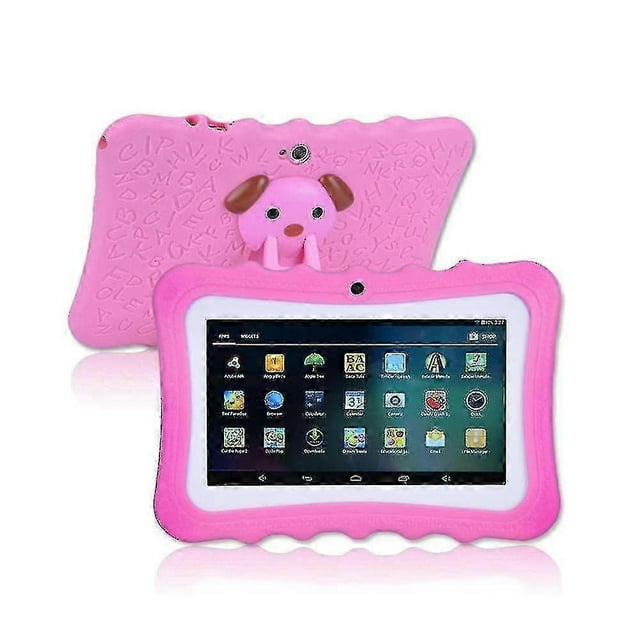 7 Inch Children Android Tablet Pc 8gb Rom 1024 * 600 Resolution Wifi Kids Tablet Computers With Cover