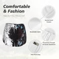 thumbnail image 4 of KLL Butterfly Angel Wings Art Pattern Shorts Women,Athletic Shorts High Waisted Running Shorts Pocket Sporty Short Gym Elastic Workout Shorts-XX-Large, 4 of 7