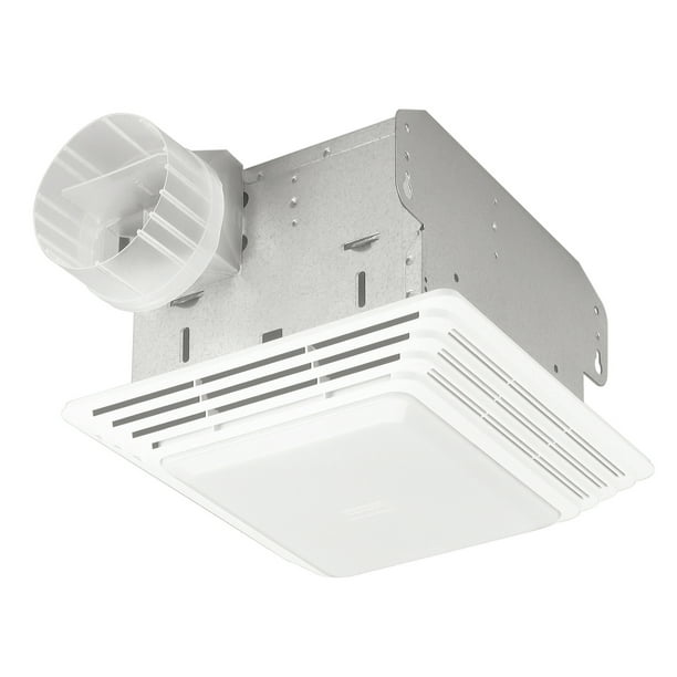 Broan Hd80l 80 Cfm White Heavy Duty, Broan Bathroom Exhaust Fan With Light How To Clean