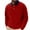 Mens Hoodies & Sweatshirts Red, variant on S-4X Plus Size Corduroy-Sweatshirts for Men with Pocket Big & Tall Golf Shirts Long Sleeve Pullover Button Collared Vintage Work Sweatshirt Tops
