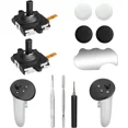 thumbnail image 1 of Joystick Replacement Kit for Meta Quest 3 / Quest 2 Controllers 2× Analog Thumb Sticks + 4× Thumbstick Caps with Tools Compatible Quest 3/2 Accessories for Left/Right Controller Repair, 1 of 6