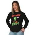 thumbnail image 3 of Betty Boop Zombie Halloween Treat Women's Long Sleeve T Shirt Brisco Brands S, 3 of 6