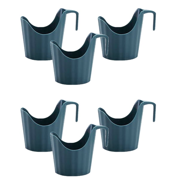 PAMINGONO 6Ud Portavasos De Anticalor Con Asa Para Oficina Y Hogar Material Plástico Resistente
