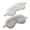 color mixing3, variant on TELOLY 2Pcs Eye Covers for Sleeping,7.87*3.94"Sleeping Mask,Plush Blackout Eye Mask for Sleeping