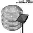 thumbnail image 2 of 1PCS Luces de cadena LED solares - 8 modos Solar 12m 100 luces - Blanco cálido MFZFUKR CPB-US-DYP604-1, 2 of 5