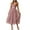Pink, variant on IROINNID Wedding Guest Dresses for Women Formal Evening Night Dress Summer V-Neck Camis Sleeveless Vest Long Dress Trendy A-Line Dress,Coffee